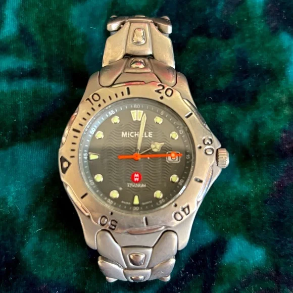Michele | Accessories | Michele Titanium Watch | Poshmark display picture 3